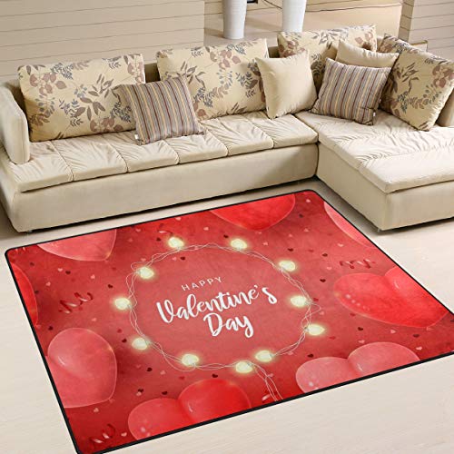 Mr.Xzy Laphing''s Day Heart שטיח אזור גדול לסלון ללא החלקה מים מנעול מים שטיח מחצלת שטיח לפעילות חדר