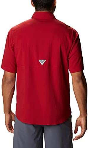 קולומביה NCAA אוקלהומה מקדימה חולצת שרוול קצר של גברים, קטנים, בסדר - קטיפה אדומה