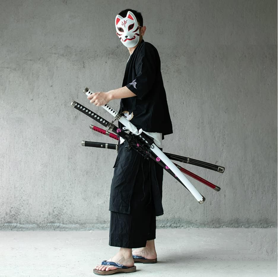 עמק חרב קוספליי אנימה רורונואה זורו קטאנה סמוראי חרב חרבות פלדת פחמן אמיתיות ו 1045 סכינים חדים פלדת