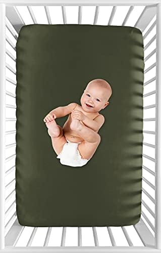 ג'וג'ו מתוק מעצב ילד ירוק כהה מיני עריסה מיני גיליון תינוקות לתינוקות לעריסה ניידת או חבילה ומשחק -