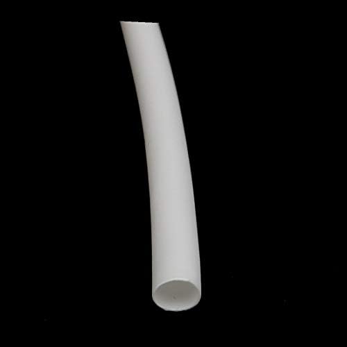 LON0167 חדש 1 מ 'אורך DIA פנימי 2.5 ממ. יעילות אמינה חום פוליולפין צינור מתכווץ לבן לתיקון תיל