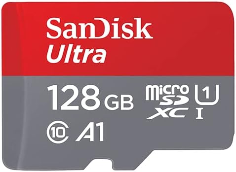כרטיס זיכרון של סנדיסק 128 ג ' יגה-בייט עובד עם טלפון חכם של מוטורולה מוטו ה-22, מוטו ה-22, מוטו ה-22