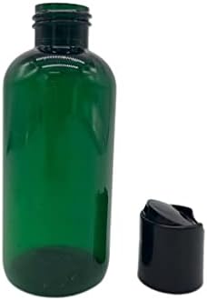 חוות טבעיות 4 גרם ירוק בוסטון BPA בקבוקים בחינם - 12 מכולות ריקות למילוי ריק - שמנים אתרים מוצרי ניקוי