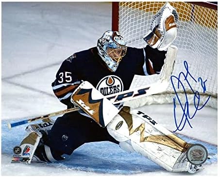 דוויין רולוסון חתום על אדמונטון אוילרס 8 x 10 צילום - 70561 A - תמונות NHL עם חתימה