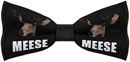 WeedKeycat Moose Meese Meese's Means's Mean's Purpied Puy עניבת פרפר מתכווננת עניבה למסיבת חתונה