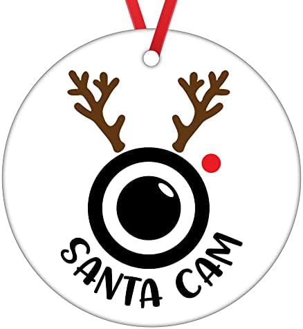 קישוט קישוט סנטה פקה איילים קישוט לחג המולד קישוט מעקב איילים קישוט לעץ חג המולד קישוטים לקישוטים לחג