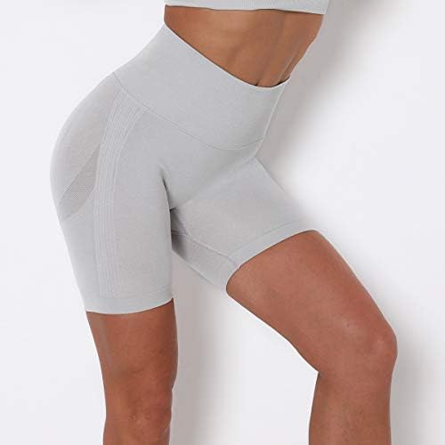 מכנסי יוגה Vesniba לנשים לנשים הסתיימות בירך מותרים גבוהה המריצה יוגה כושר לנשים יוגה מכנסיים קצרים