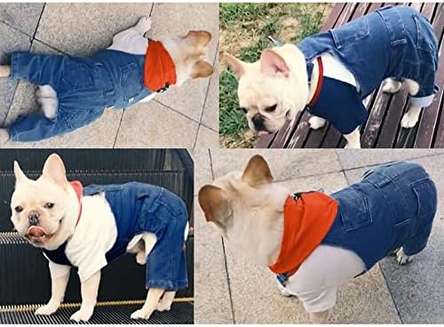 חולצות כלבים של פימלו בגדים סרבלים ג'ינס, ז'ק ג'ין גור ז'אן קלע סרבל תלבוש