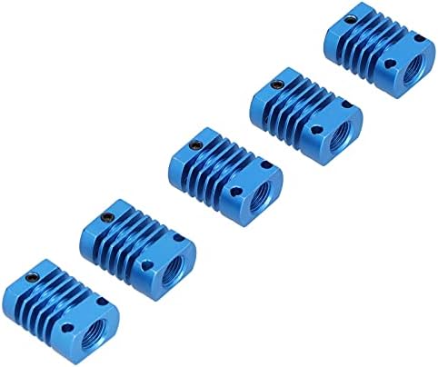 5 יחידות 3 מדפסת גוף קירור רדיאטור קירור בלוק סנפיר סגסוגת אלומיניום פיזור בלוק מכבש כחול מתאים מק10